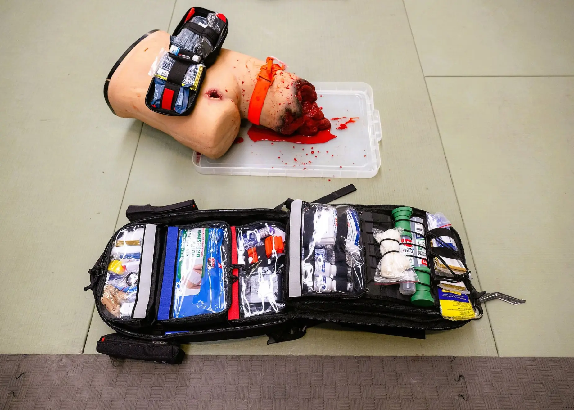 Skillforce TECC secourisme TCCC tactique medic hot zone training securitas g4s police sang émoragie hypothermie pneumothorax tourniquet